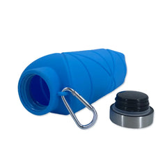 700ml Collapsible & Reusable Silicone Water Bottle – Leakproof Portable Cup for Outdoor Camping, Hiking, Gym, Yoga & Fitness Sports