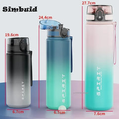 1L Leak-Proof Sports Water Bottle – Portable, Colorful Fitness Jug (500ml/650ml/1000ml)