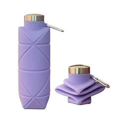 700ml Collapsible & Reusable Silicone Water Bottle – Leakproof Portable Cup for Outdoor Camping, Hiking, Gym, Yoga & Fitness Sports