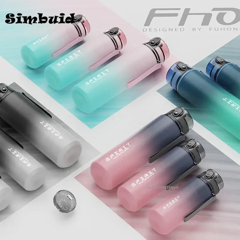 1L Leak-Proof Sports Water Bottle – Portable, Colorful Fitness Jug (500ml/650ml/1000ml)