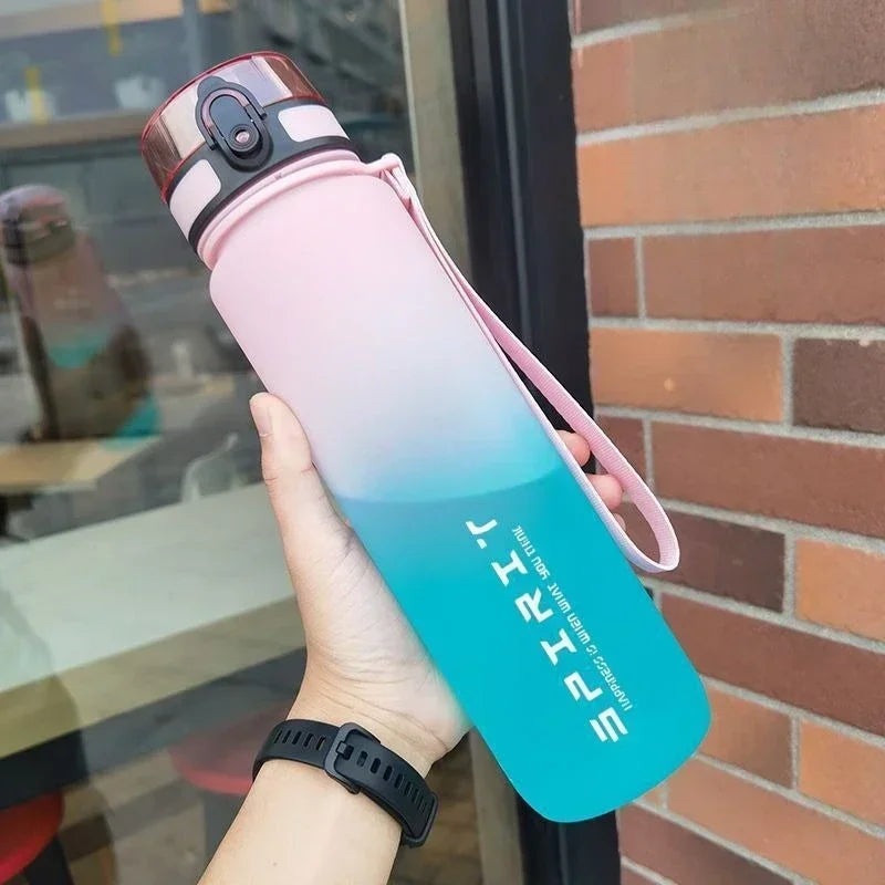 1L Leak-Proof Sports Water Bottle – Portable, Colorful Fitness Jug (500ml/650ml/1000ml)